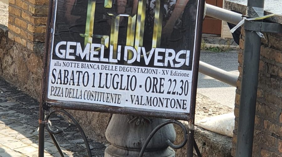notte bianca degustazioni valmontone roma concerto gemeli diversi ecologycal edil system srl roma